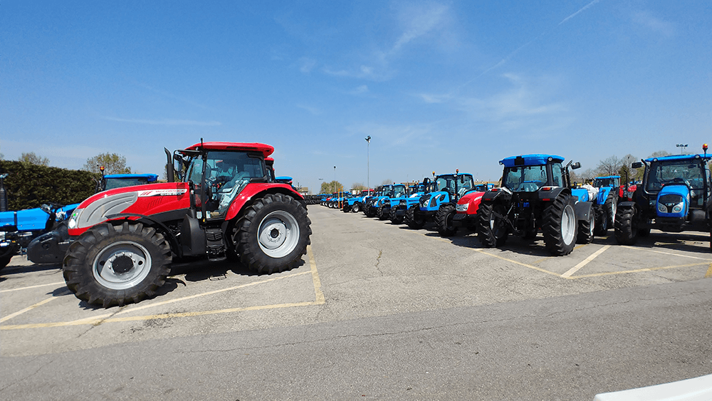 tractor line up